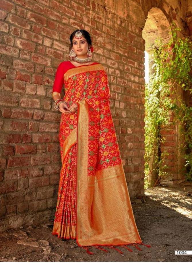 ShurtiTextile Latest Fancy Designer Festive Party Wear Pranchi Banarasi Saree Collection